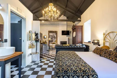 La Suite Años 20 Bañera, chimenea de leña y terraza — photo 10