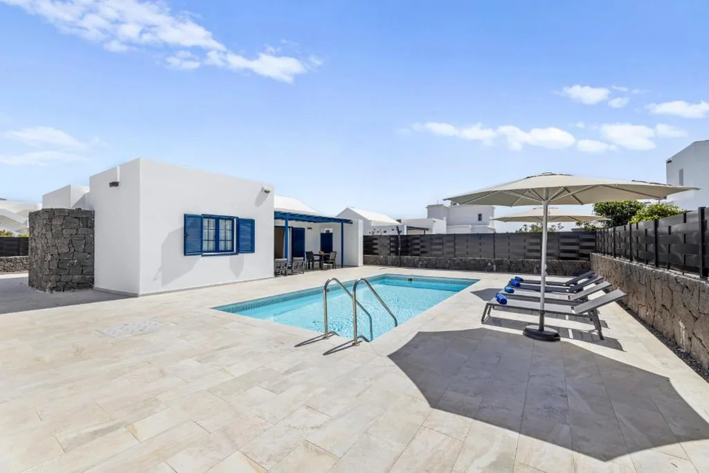 Villa 2 chambres — Lanzarote Villa Volcan 7 Private Heated Pool