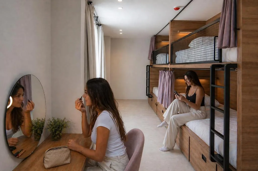 Bed in 4-Bed Female Dormitory Room — LATROUPE La Granja