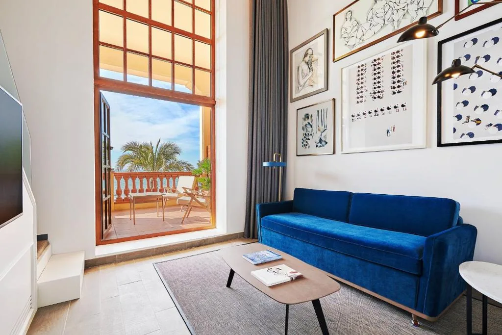 Duplexsuite met terras aan het strand — Le Meridien Ra Beach Hotel and Spa