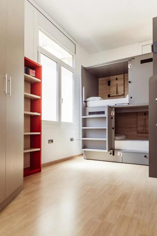 Cama en habitación femenina compartida de 4 camas — Leevin Stay Hostel