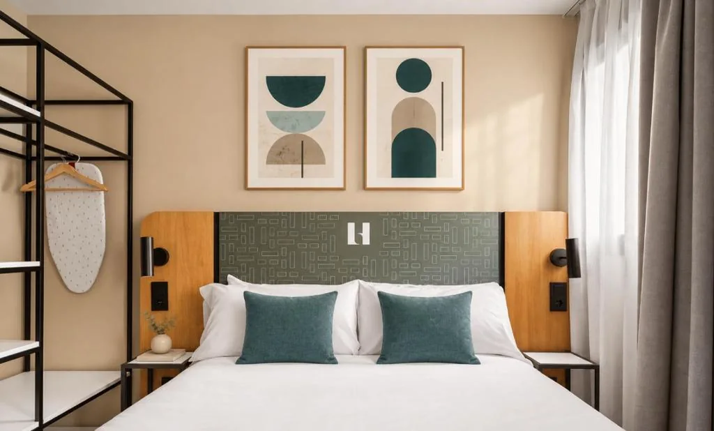 Monolocale Familiare con divano letto — Limehome Madrid Ventas