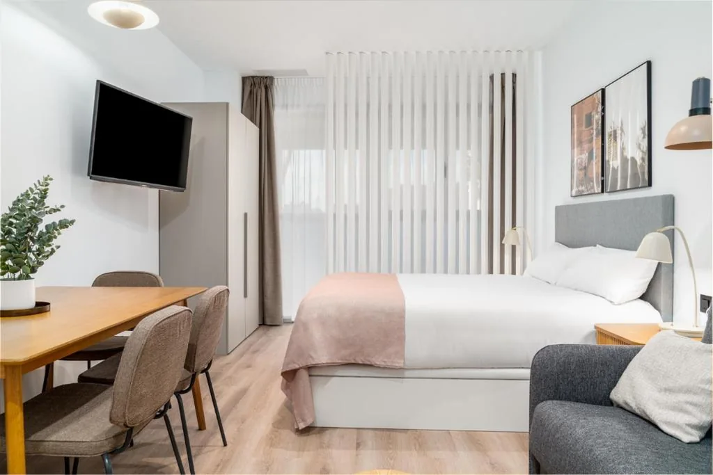 Estudio con sofá cama — Limehome Valencia Carrer D'antonio Ferrandis