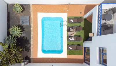 Luxury 3-bedroom villa with heated private pool - in Marina Rubicon, Playa Blanca, Lanzarote — foto 11
