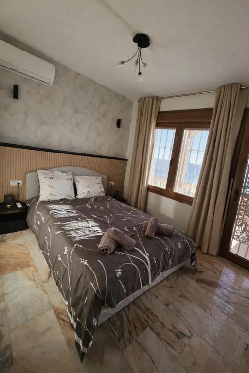 Luxury Andalusian Villa with Panoramic Mediterranean Sea Views & Private Pool & Multi-Level Gardens