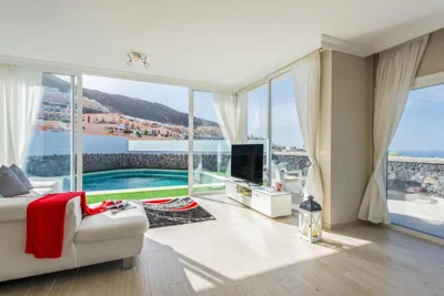 LUXURY WHITE VILLA with sea view, heated pool — 照片 12