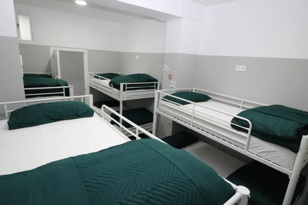 Etagenbett im gemischten Schlafsaal — Madrid Downtown Hostel