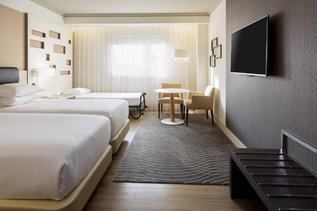 Habitación Doble con sofá cama - 2 camas — Madrid Marriott Auditorium Hotel & Conference Center