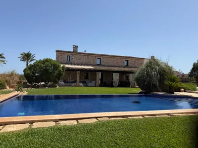 Mallorca Finca Gallo Negro Santanyi Campos — Foto 4