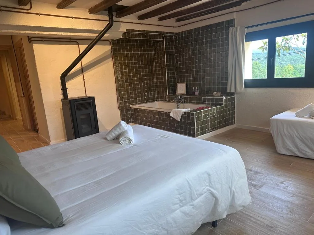 Chambre double avec baignoire à remous — Mas els Munts