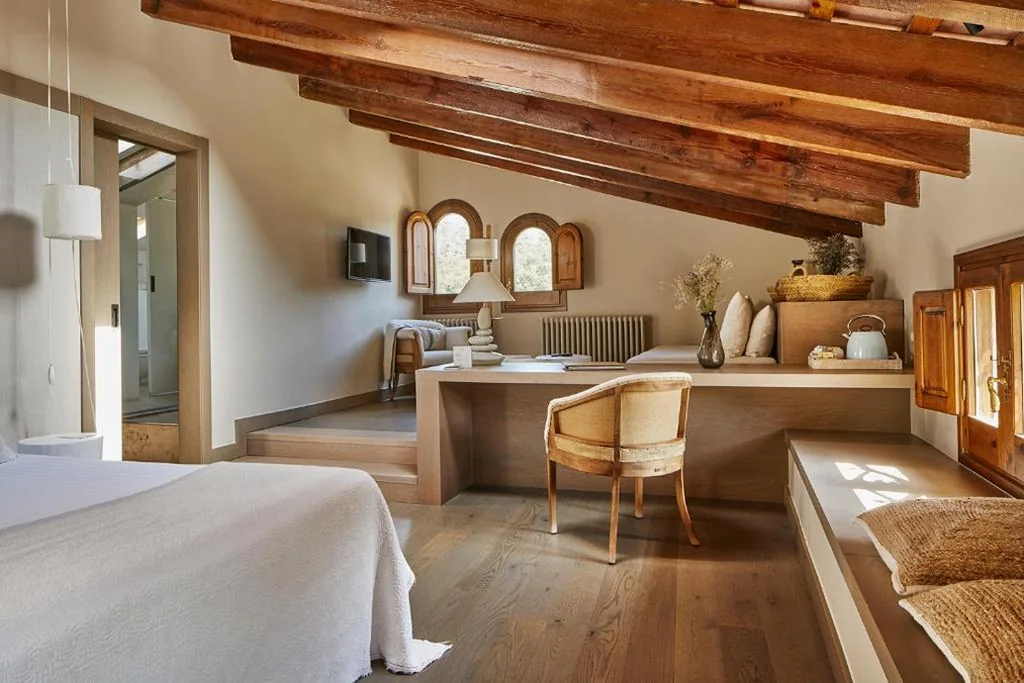 Suite mit 1 Schlafzimmer und Zugang zum Spa — Mas Salagros EcoResort & SPA