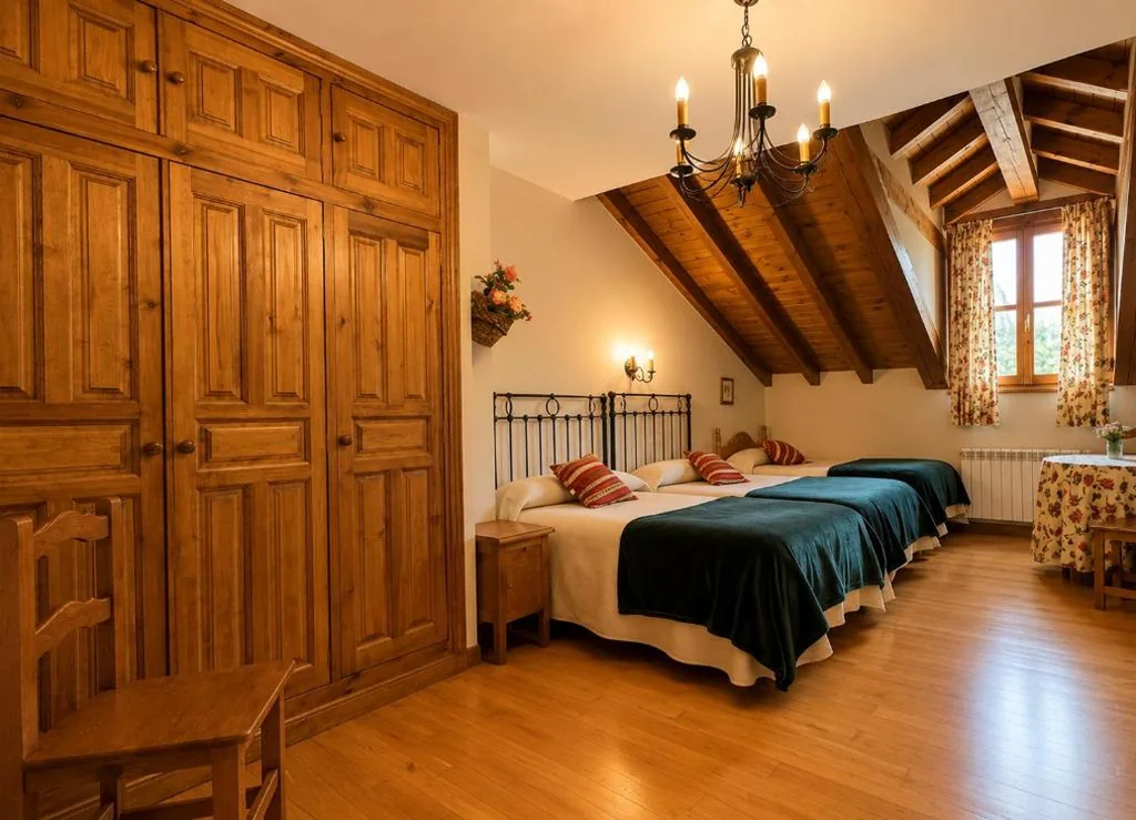 Quarto Triplo com vista para a montanha — Mirador de Enterrias