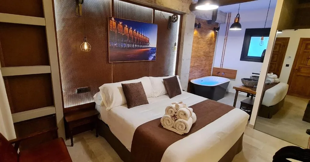 ジェットバス付きダブルルーム — Murallas de Jayrán Hotel Boutique
