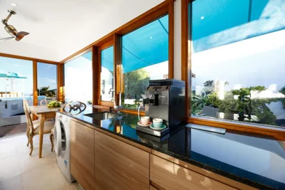 "NEW" Deluxe designer Villa Infinity, with Panoramic sea views,own exclusive heated private pool, subtropical gardens — foto 11
