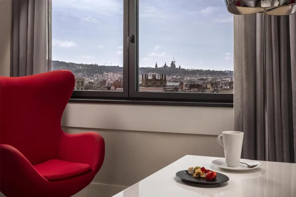 Chambre double Premium avec vue - 1 ou 2 lits — NH Collection Barcelona Gran Hotel Calderon