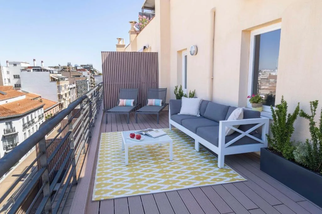 Quarto Duplo Standard com terraço - 1 cama de casal ou 2 camas individuais — NH Madrid Lagasca