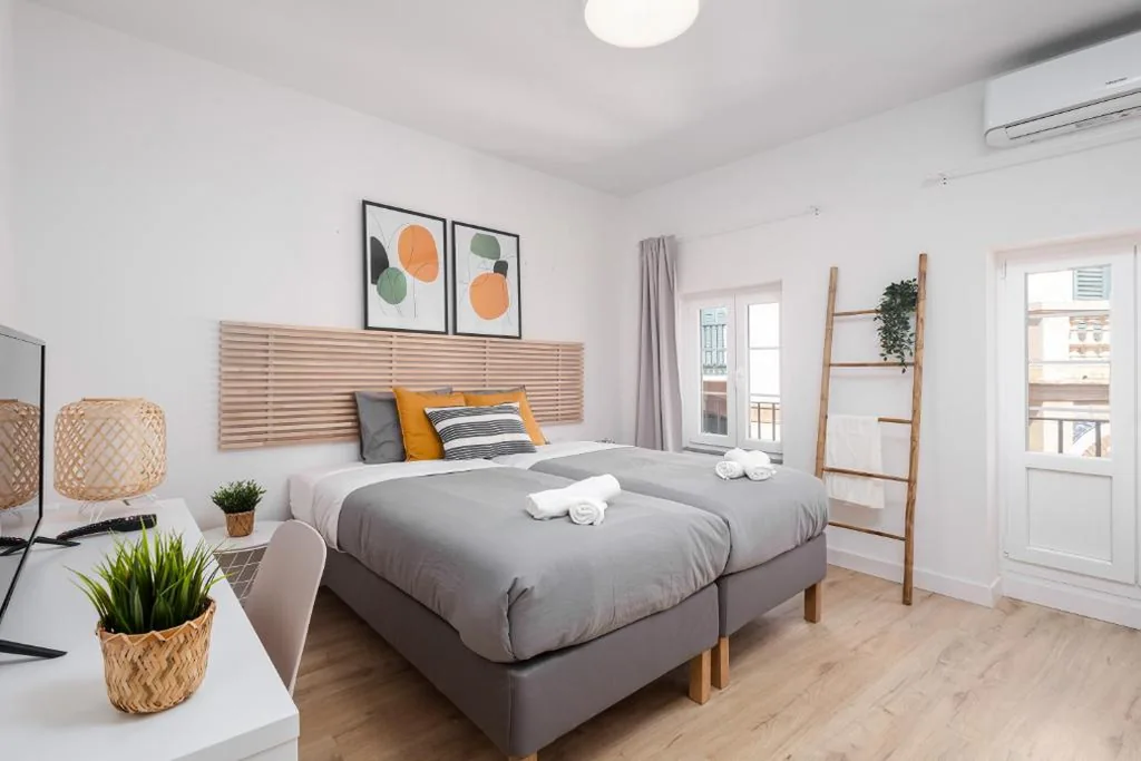 豪华双人间－2张床 — Nordik Rooms Urban - Centro "Estocolmo"