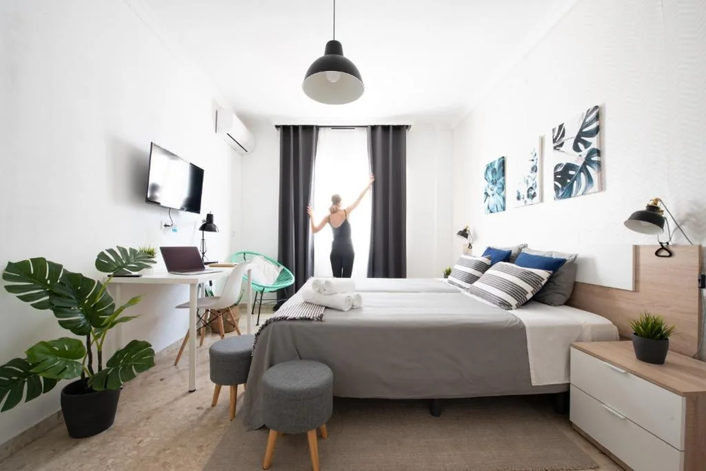 Camera doppia Deluxe con 2 letti — Nordik Rooms Urban - Trinidad "Copenhague"