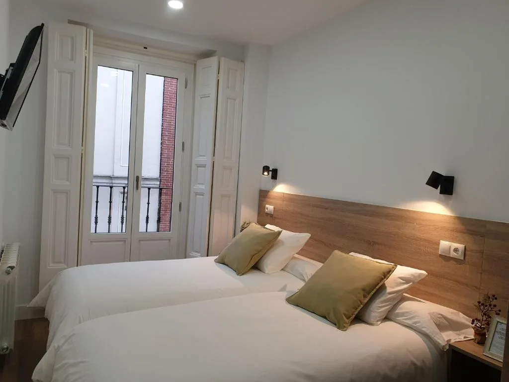 ダブルルーム（シングルベッド1台または2台） — Norte Oviedo Rooms Madrid
