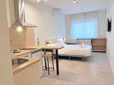 NUEVO -Bogotá Suites- Apartamentos con cocina, AC, 15min del centro a pie — Foto 7