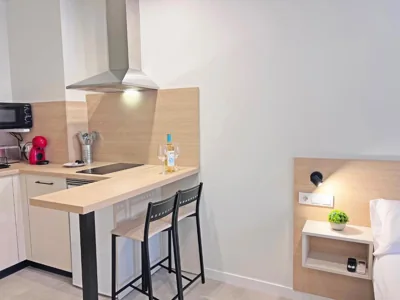 NUEVO -Bogotá Suites- Apartamentos con cocina, AC, 15min del centro a pie — Foto 10