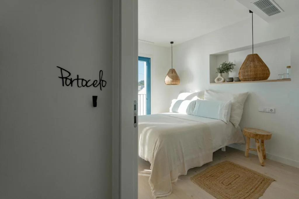 Tweepersoonskamer met uitzicht op zee — O mar de preciosa