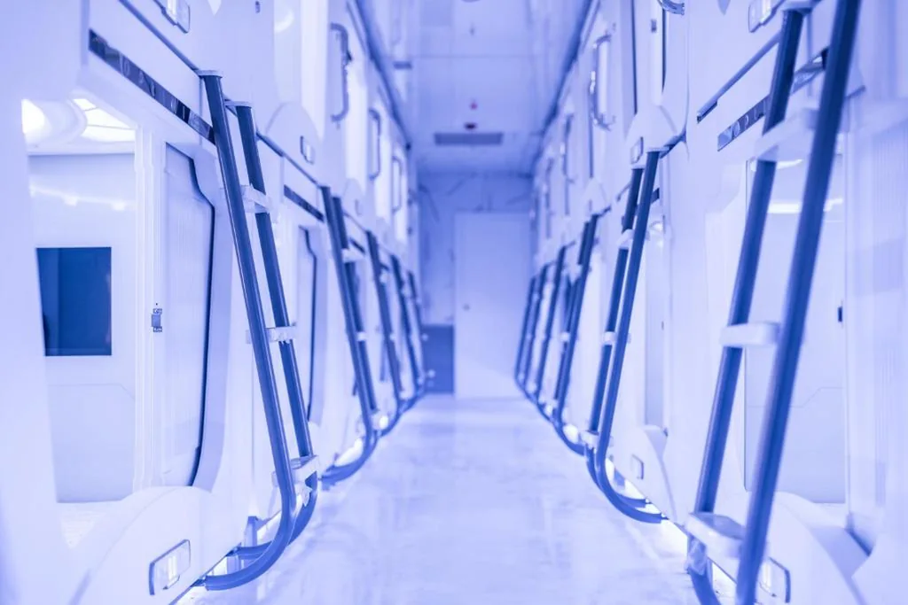 Camera singola a capsula — Optimi Rooms Bilbao