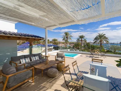Pasitoblanco Porto Mare 45 Seaview Villa prívate heated pool — Foto 5