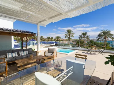 Pasitoblanco Porto Mare 45 Seaview Villa prívate heated pool — Foto 7