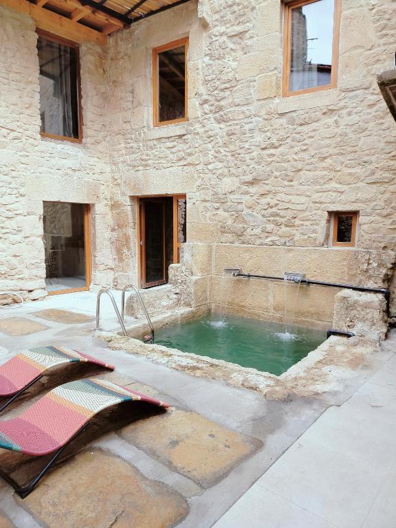Patio y Calados Rioja Suites AT - Piscina en lago histórico & calados subterráneos
