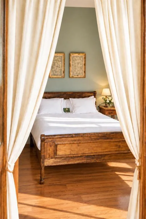 Chambre double avec balcon — Pazo do Rio