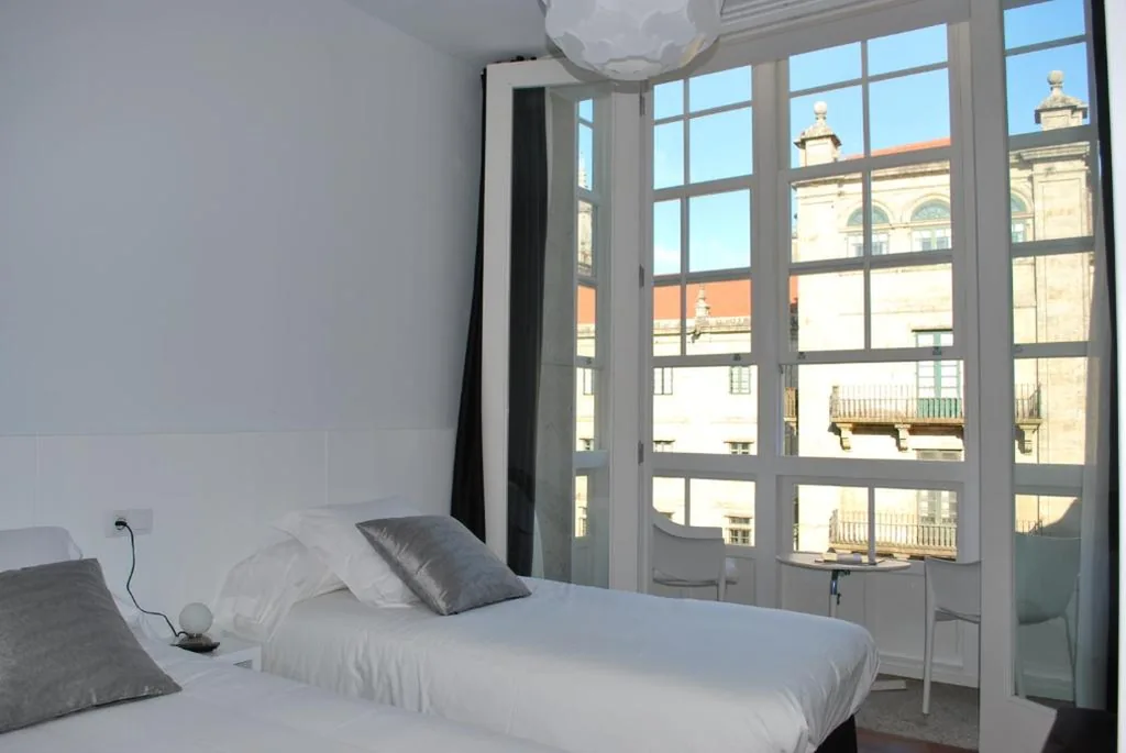 Doppelzimmer mit 2 Betten — Pensión Acibeche