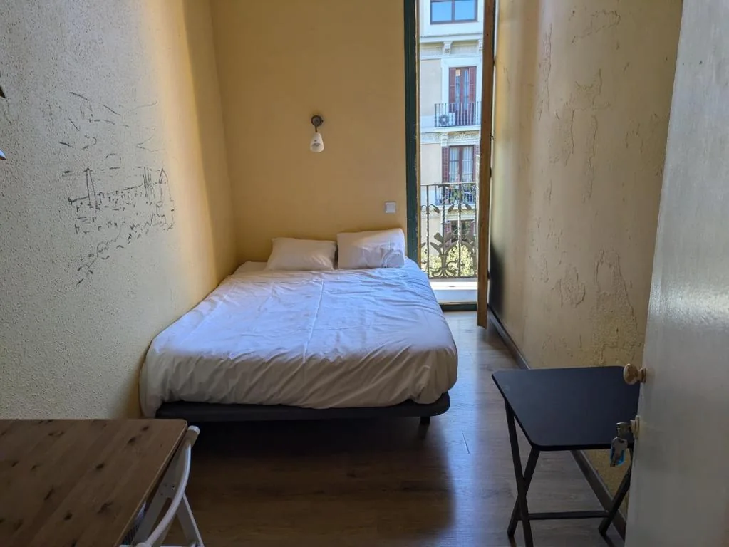 Camera doppia con bagno in comune — Pension Casa De Barca