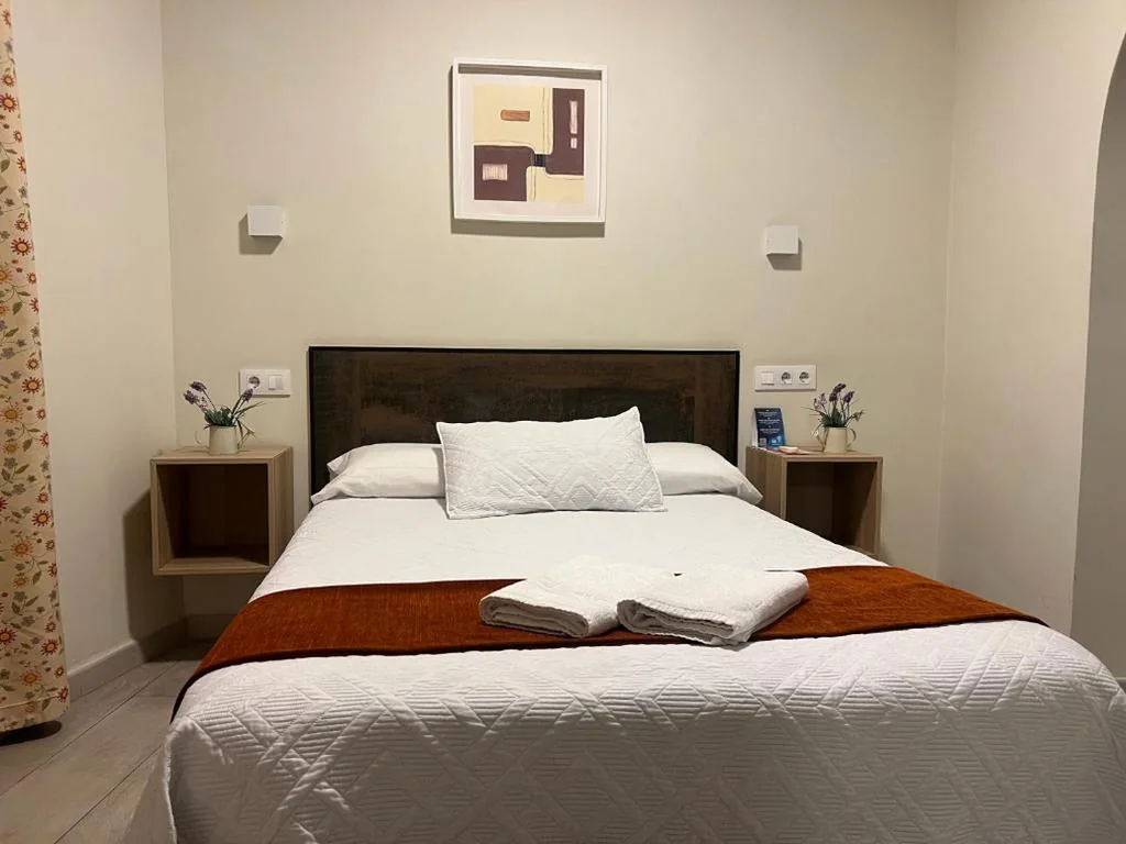 Quarto Duplo com casa de banho privada — Pension Catedral