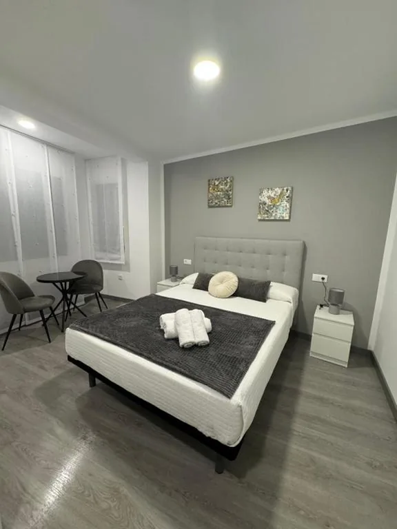 Quarto Duplo com vista para o jardim — PENSIÓN El jardín