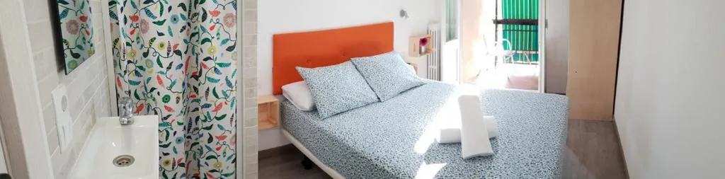 Camera doppia con bagno in comune — Pensión La Estrella