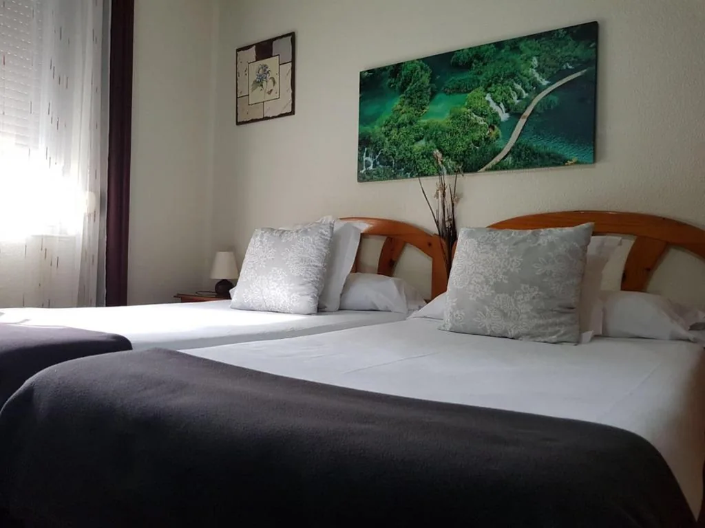 Habitación Doble con baño privado - 1 o 2 camas — Pensión Leyre
