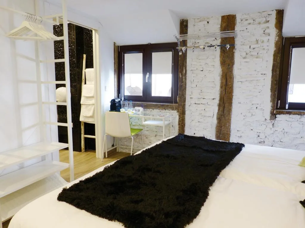 Habitación Doble adaptada para personas con discapacidad - 2 camas — Pensión Lo Bilbao