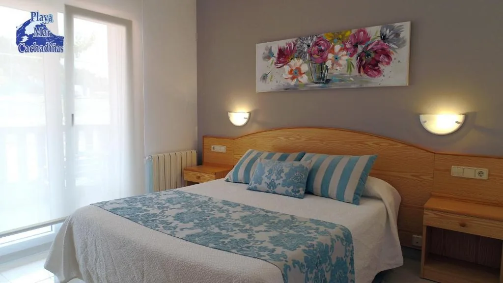 Habitación Doble - 1 o 2 camas — Pension Playa Mar Cachadiñas