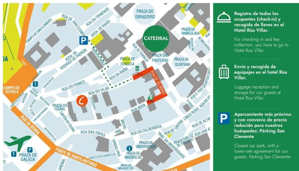 Quarto duplo económico - rés do chão — Pensión Rua Nova