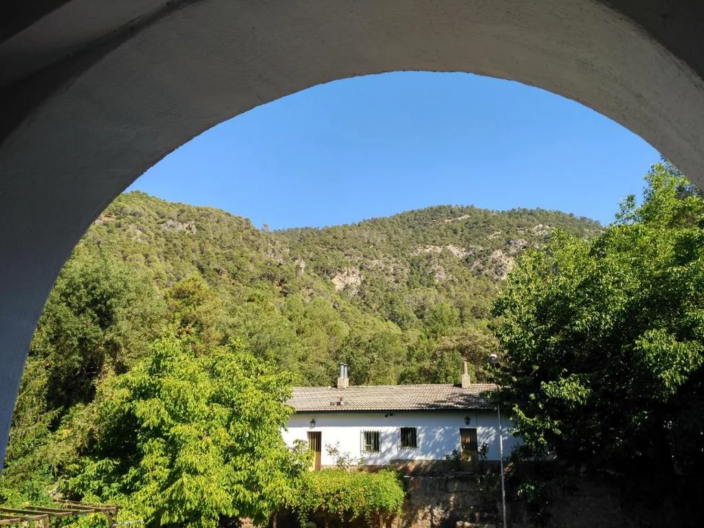 Habitación Doble con balcón — Pensión Rural Arroyo la Teja