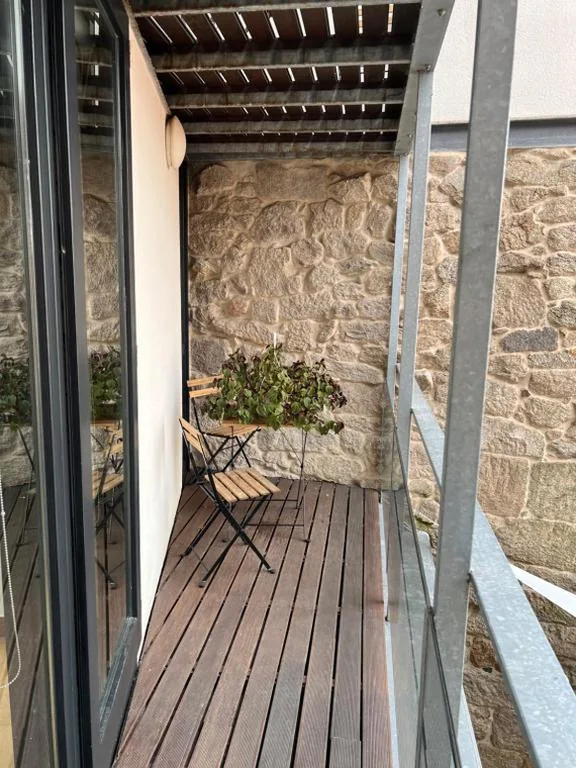 Habitación Cuádruple con balcón — Pensión rural Pallabarro