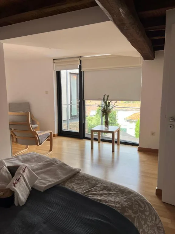 Habitación Doble Deluxe con balcón — Pensión rural Pallabarro