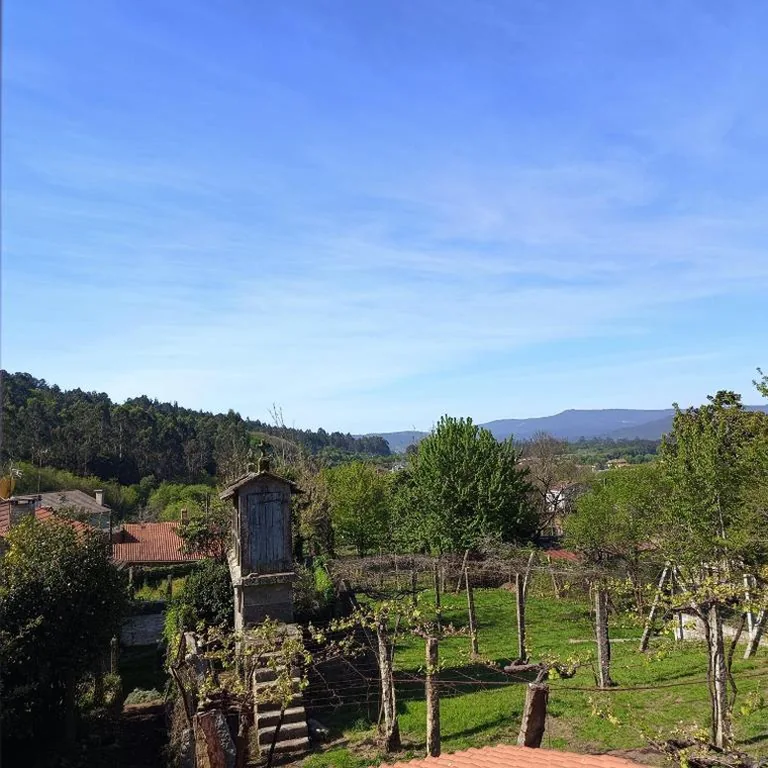 Camera doppia con bagno in comune — Pensión Rural para Peregrinos "AREAL"