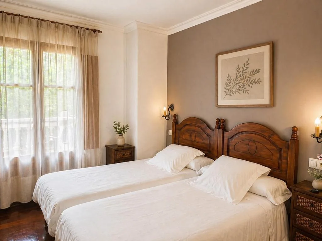Chambre double avec vue - 1 ou 2 lits — Posada El Hoyal