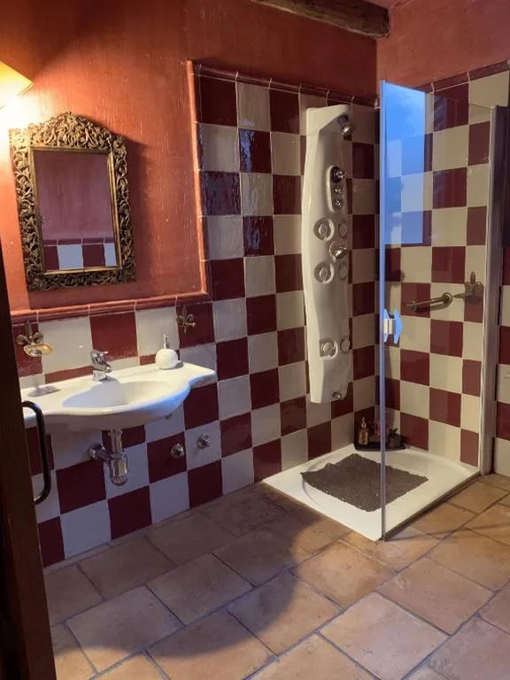 Standard-Doppelzimmer mit Whirlpool-Kabine — Posada Restaurante Fuenteplateada