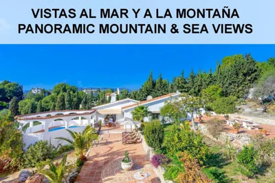 Private Heated Pool, Jacuzzi & 1225m2 garden in Villa Cipreses — Foto 8