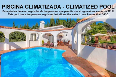 Private Heated Pool, Jacuzzi & 1225m2 garden in Villa Cipreses — Foto 11