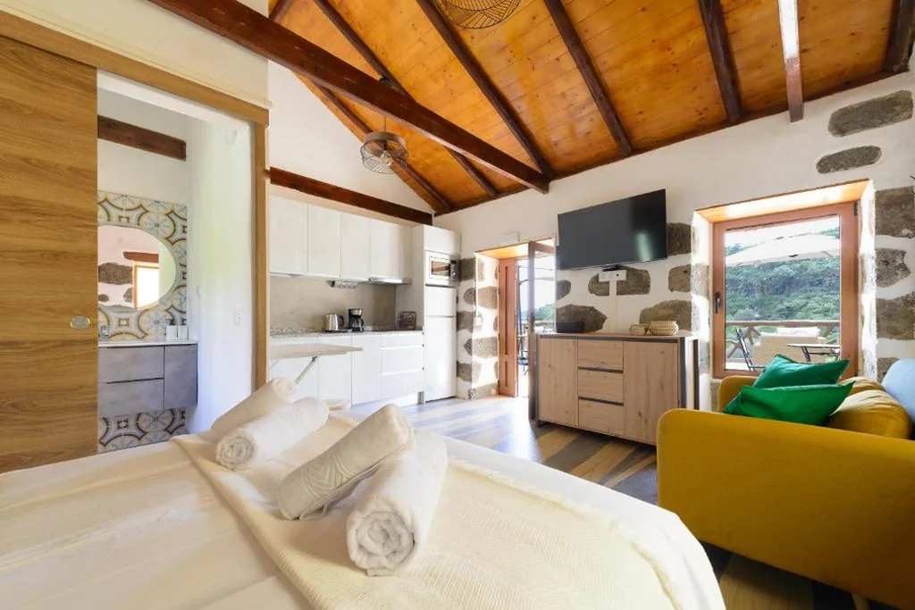 Driepersoonskamer — Quinta Entre Palmeras - Viviendas Vacacionales