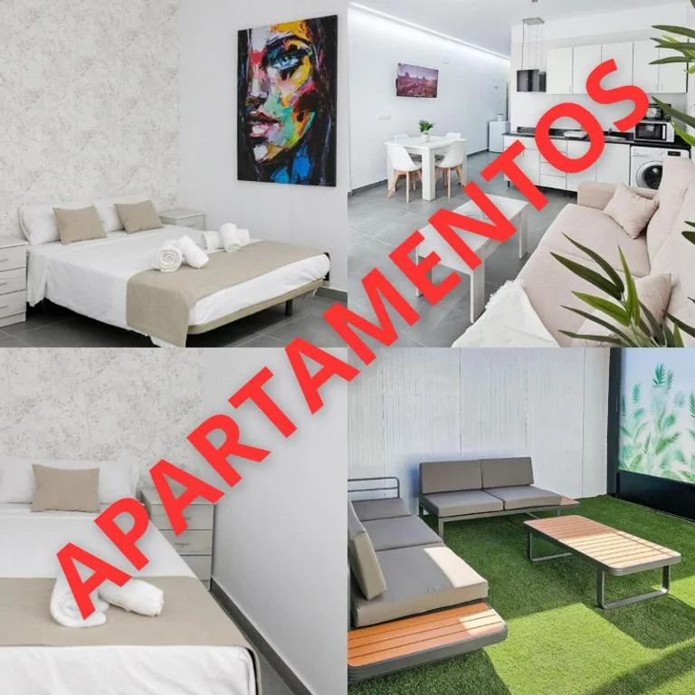 Habitación Familiar con terraza — Ro's Lil Suites San Juan Alicante